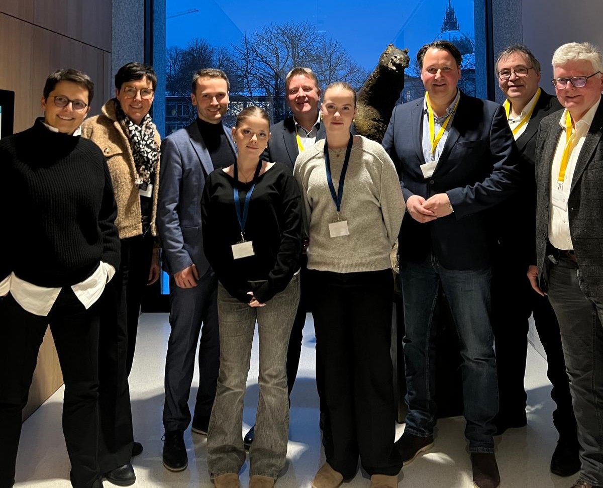 Die B�rgermeister im Landtag